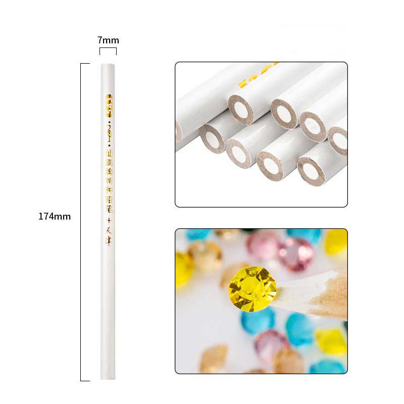 Bút Chấm Bi Gỗ 17.5cm / 23cm Đính Đá Trang Trí Móng Tay Chuyên Nghiệp