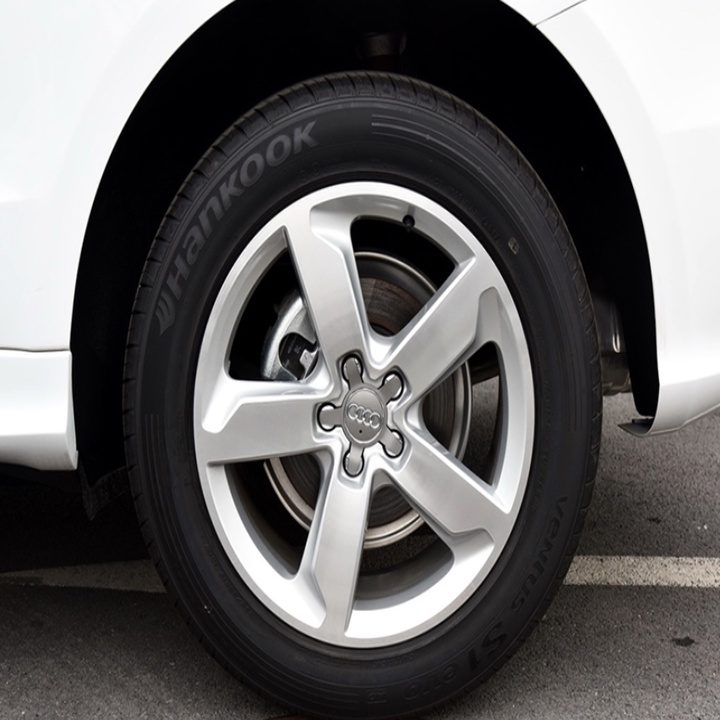 Logo chụp mâm, ốp lazang bánh xe ô tô Audi Q7, chất liệu nhựa ABS cao cấp