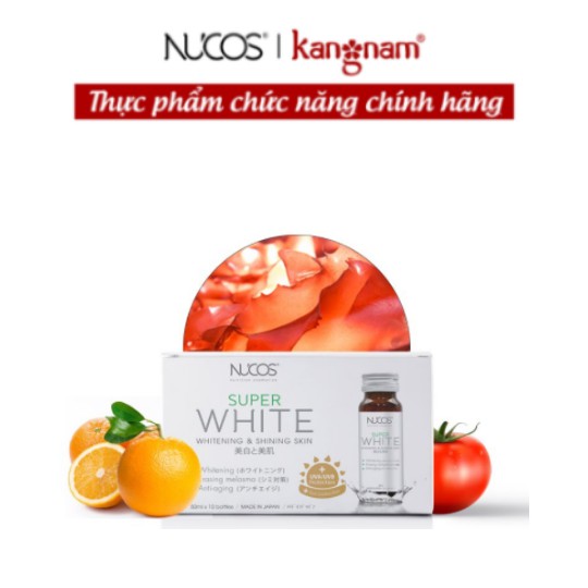 Nucos Super White - Collagen Giúp Giảm Nám Giảm Tàn Nhang Và Cải Thiện Da Bổ Sung Dưỡng Chất