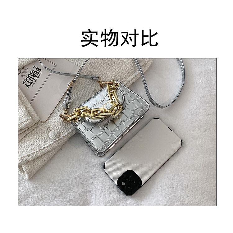 Túi Đeo JASMIN NOIR Chéo Giả Da Cá Sấu Thời Trang Nữ