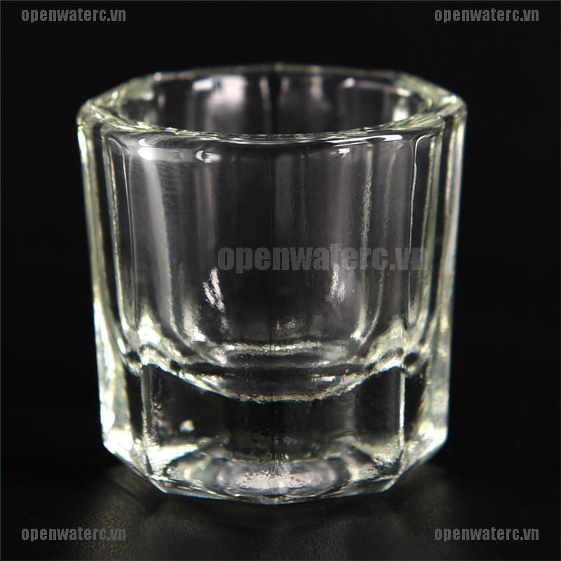 1 Cốc Thủy Tinh Dạng Lỏng Chuyên Dụng Cho Đựng Dung Dịch Làm Móng Nghệ Thuật