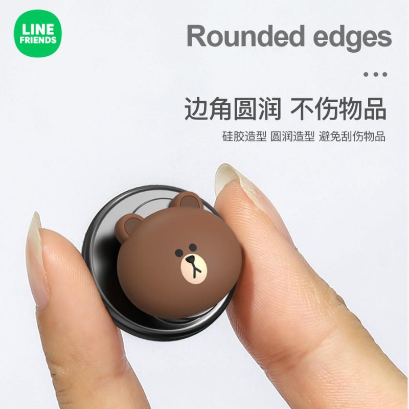 LINE FRIENDS Móc Treo Đồ Gắn Ghế Xe Ô Tô Tiện Lợi