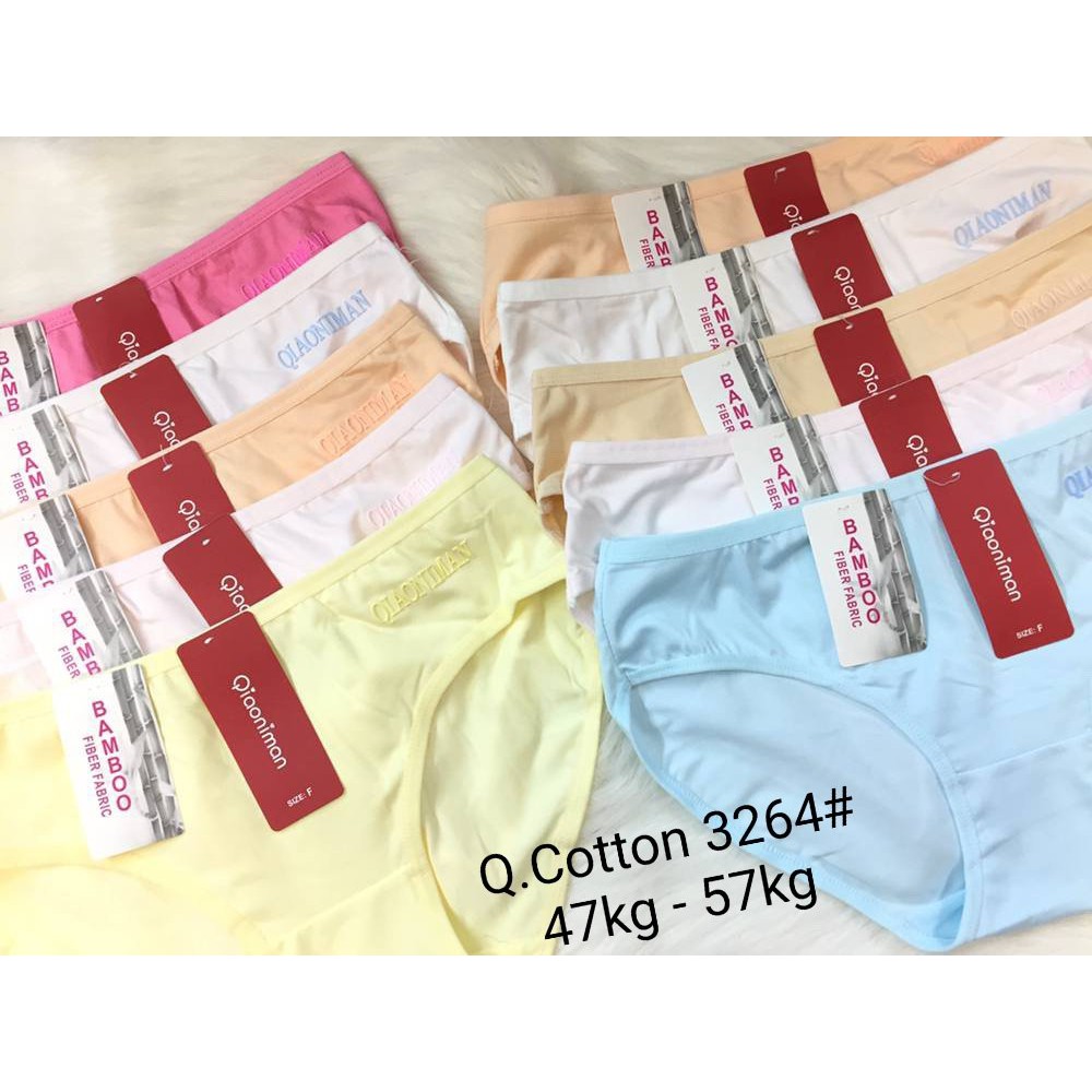 Quần lót nữ coton 💞FREESHIP💞  Coton mềm, mát - co giãn vừa - Fom từ 47 đến 57kg - Mã 3264 - quần chip nữ. | BigBuy360 - bigbuy360.vn