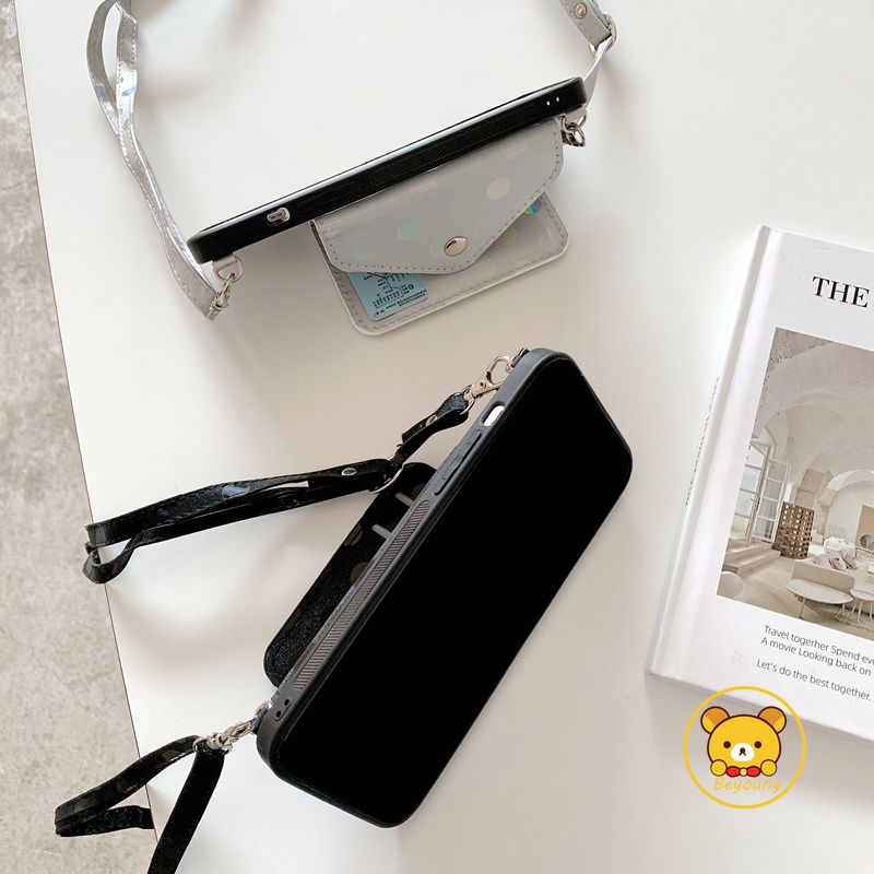 Ốp Điện Thoại Dạng Ví Họa Tiết Chấm Bi Cho OPPO Reno 8 7 6 5 4 3 Pro + 2F 2Z 2 Z 10x zoom A97 A57 A95 A96 A73 A53 5G A16