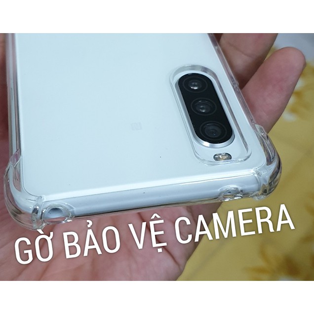 Ốp lưng silicon dẻo trong chống sốc cao cấp Pudini
