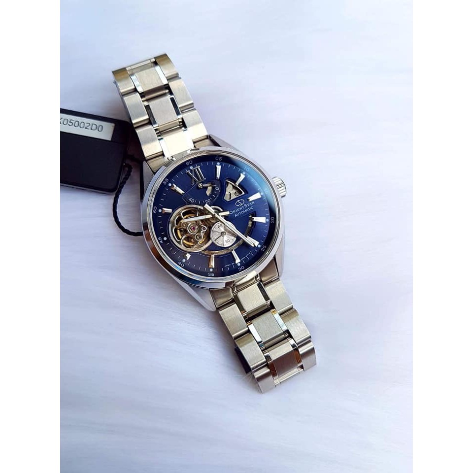 Đồng hồ nam Orient Star Skeleton SDK05002D0 Blue