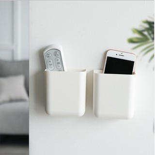 Hộp lưu trữ dán tường đa năng ,kệ đựng remote treo tường kích thước lớn