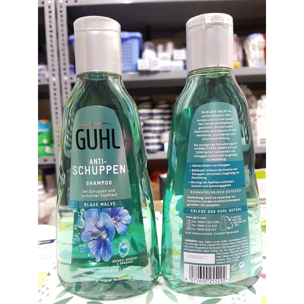 Dầu gội giảm gầu GUHL Anti Schuppen 250ml của Đức