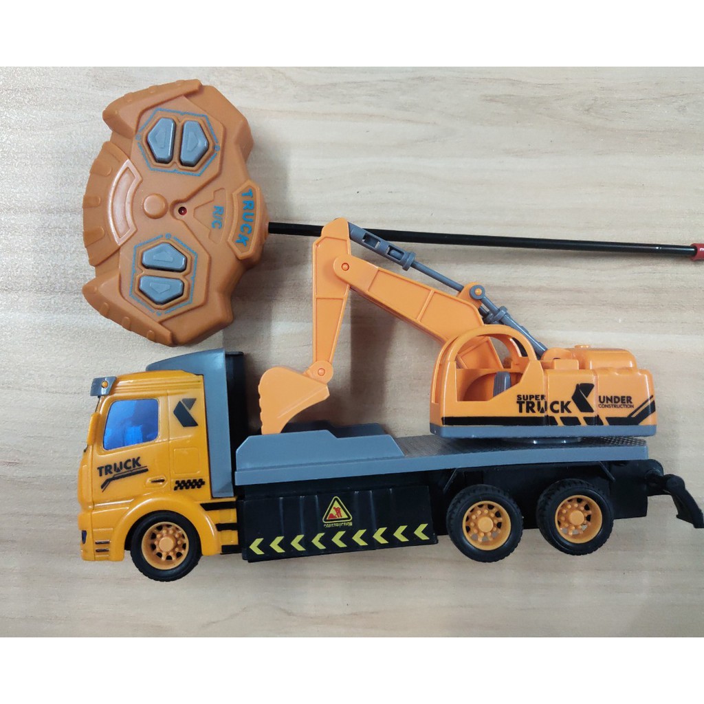 Xe Công Trình Điều Khiển 4 Hướng, Xe Ô Tô Máy Múc Điều Khiển Từ Xa