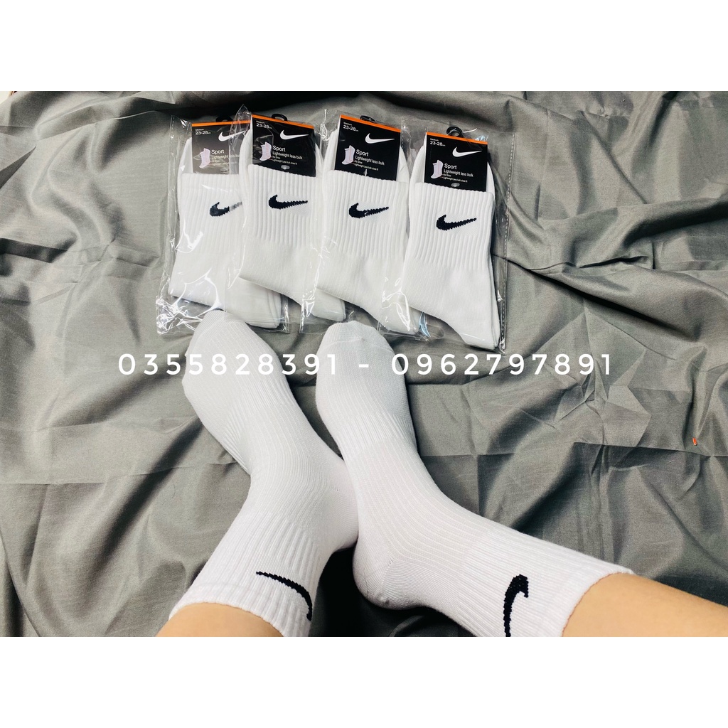 Tất vớ thể thao cao cổ nam nữ siêu đẹp có tag mác