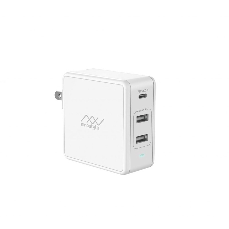 SẠC ĐA CỔNG MB INNOSTYLE GOMAX PLUS 73W (USB-C PD 61W + 2*USB A SMART AI) – IC73-3PD