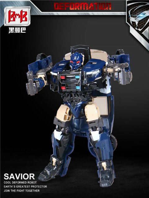 [Freeship đơn từ 50k] Robot biến hình Barricades transformers 5 của Black manba (BMB)