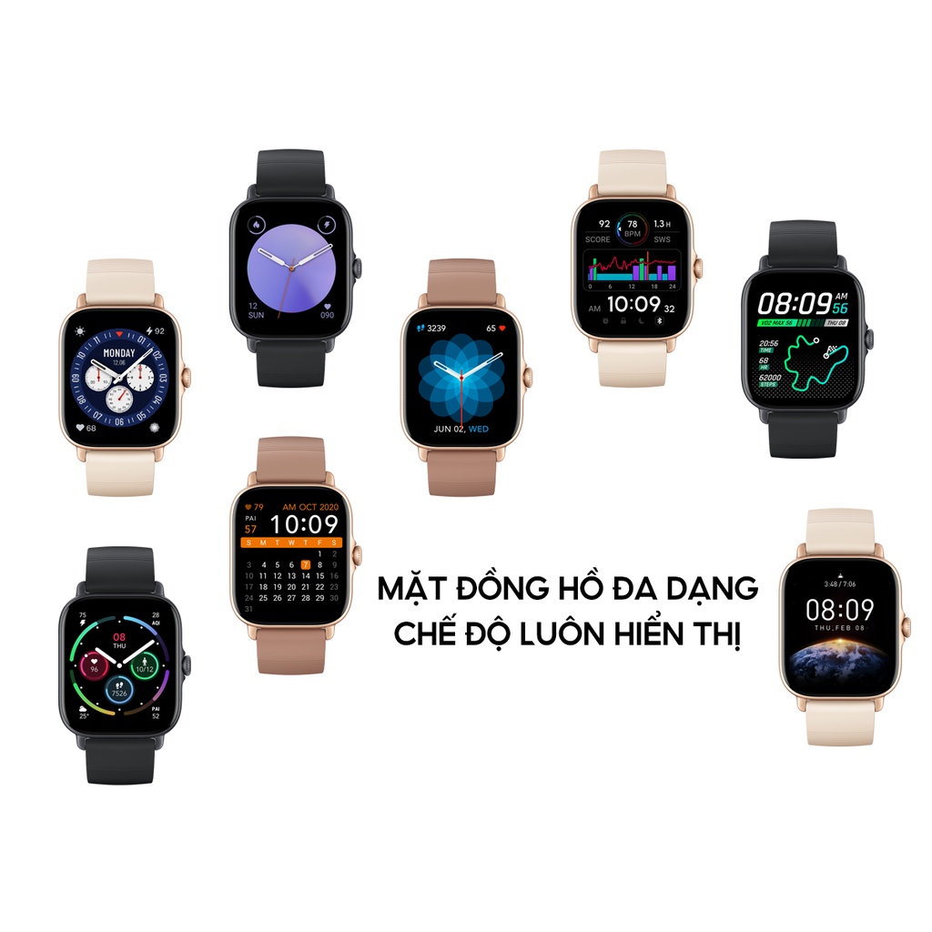 Amazfit GTS 3 - Đồng hồ thông minh Amazfit GTS 3 - Pin 12 ngày - Tiếng Việt | Chính hãng - BH 12 tháng