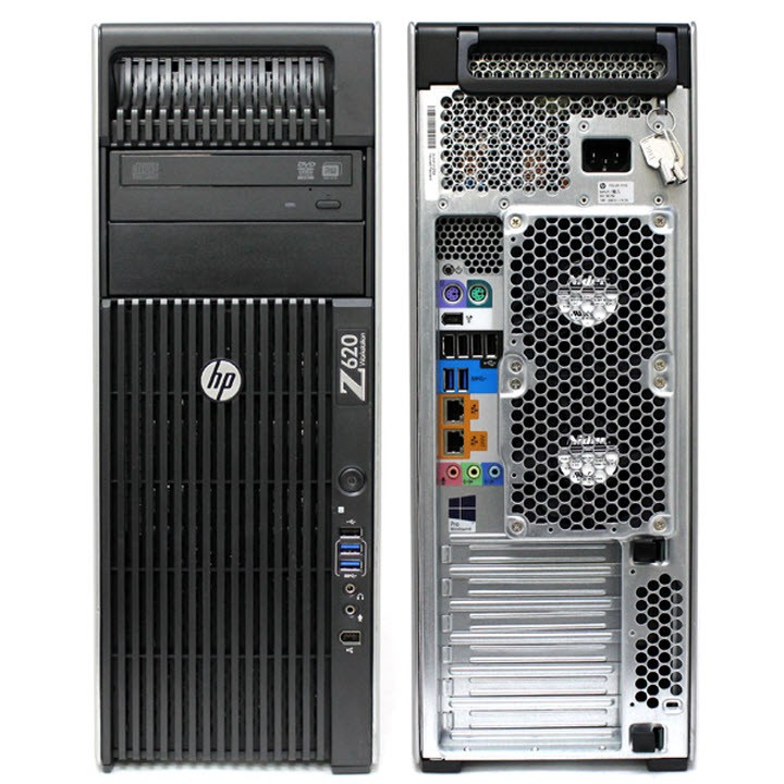 Máy tính HP Z620 Dual CPU Xeon 32 - 40 luồng chuyên xử lý đồ họa nặng
