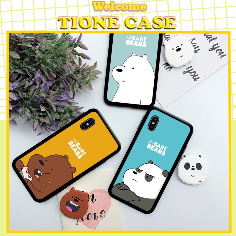 ỐP LƯNG IPHONE BARE & BEAR , IPHONE 5 5S SE 6 6S 6PLUS 7 8 7PLUS 8PLUS X XR XSMAX . ...