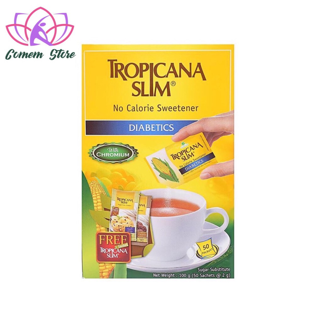 Đường Bắp Ăn Kiêng Tropicana Slim Classic Sucraslose (50 gói x 2g)