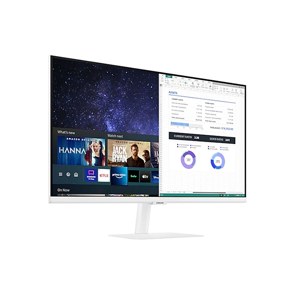 Màn hình thông minh Samsung LS27AM501NEXXV 27.0Inch VA tích hợp loa (màu trắng)