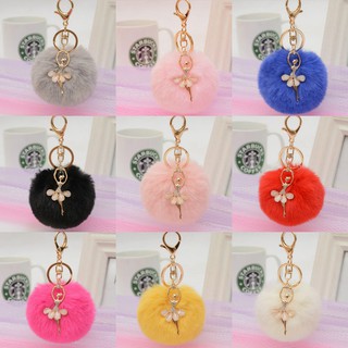 Móc Khóa Bông Xù