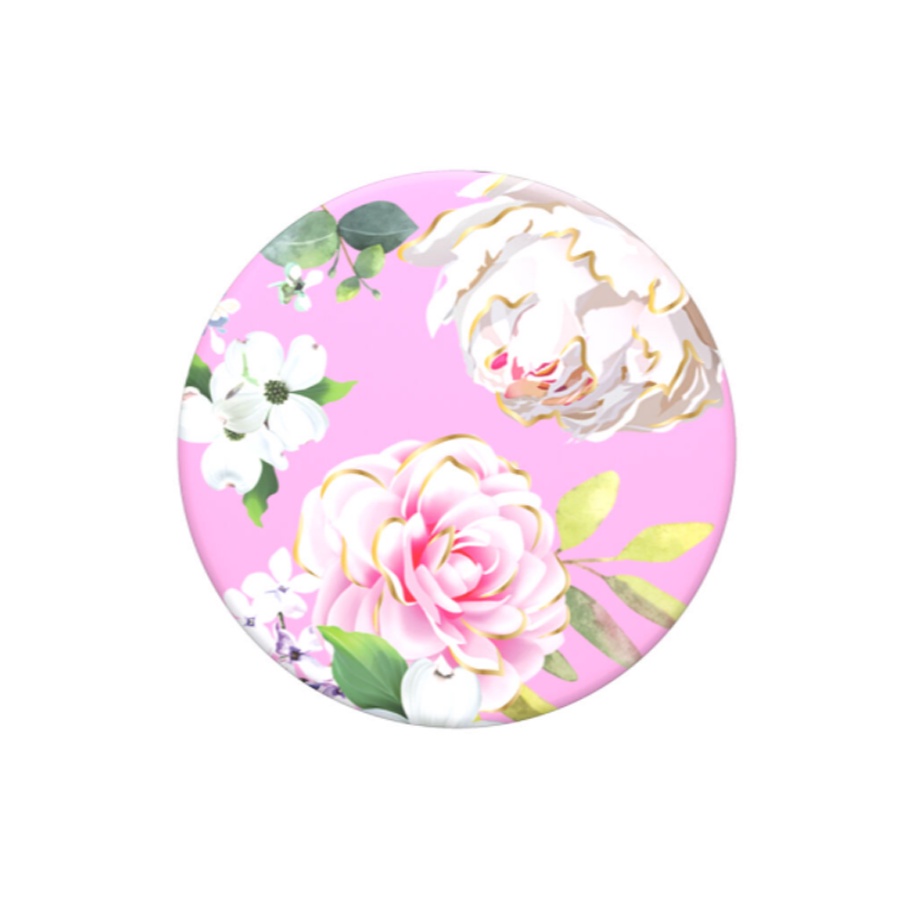 Giá đỡ điện thoại thông minh Popsockets Pink Floral OW - Hàng Chính Hãng