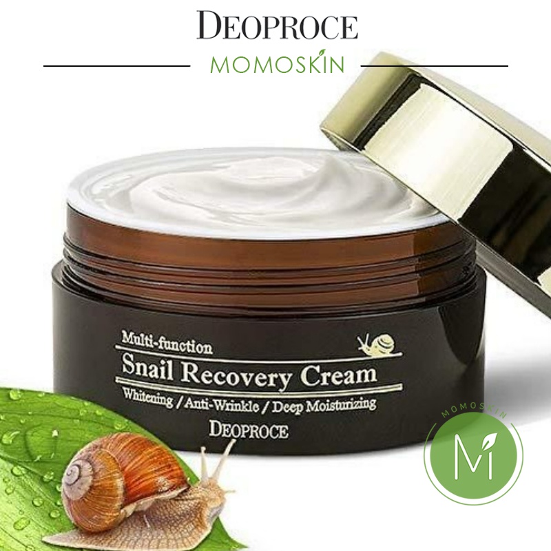 Kem dưỡng phục hồi da tinh chất ốc sên Deoproce Snail Recovery Cream 100g