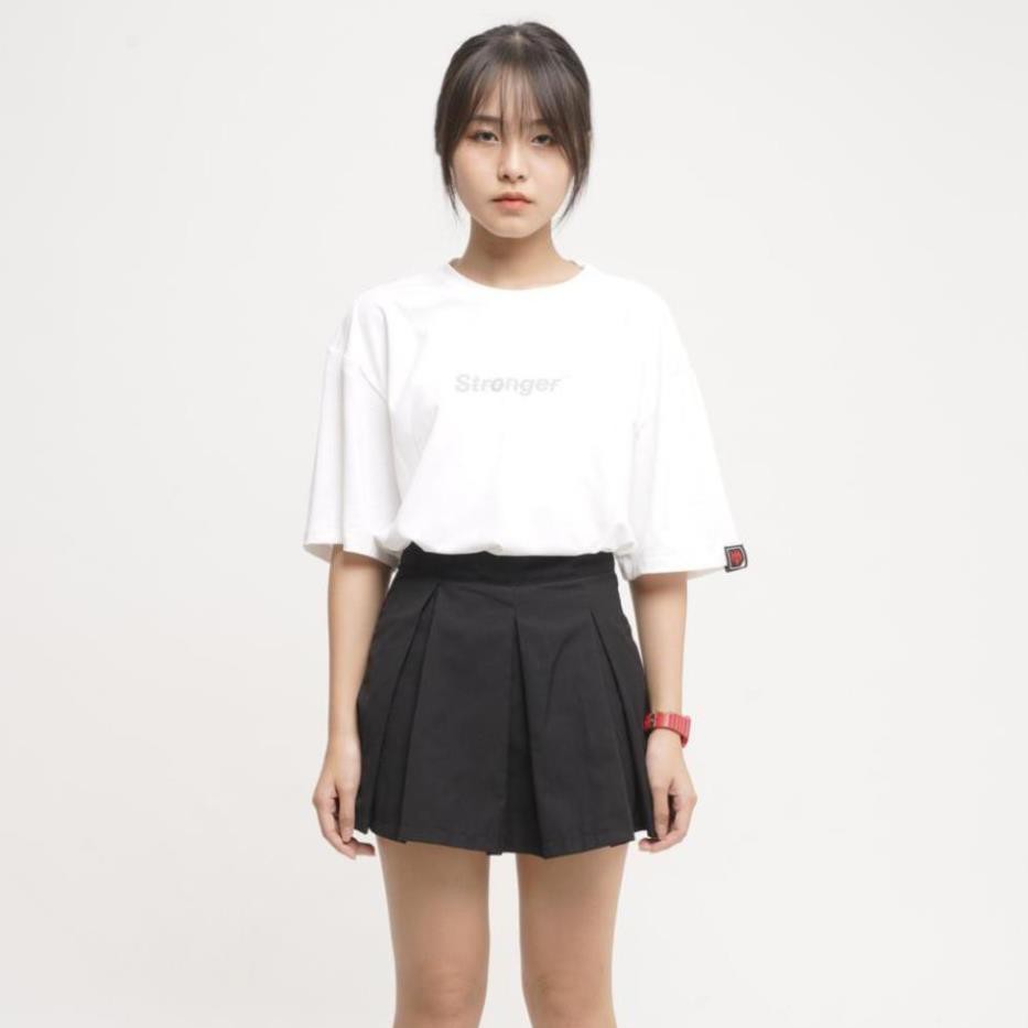 Áo thun form rộng tay lỡ nữ Unisex - Stronger phản quang - Midori Studio | BigBuy360 - bigbuy360.vn