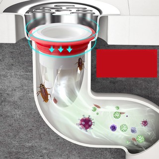 Van Chặn Mùi Hôi Cống, Ngăn Vi KhuẩnSHOPEMTRANG07 Van Chống Côn Trùng Xâm Nhập, Nắp Ngăn Mùi Hôi Nhà Vệ Sinh