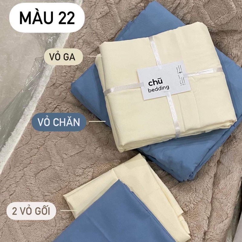 [Mã LIFEHL50K giảm 10% tối đa 50K đơn 200K] [FREESHIP] ✨FULL BỘ 40 MÀU ĐƠN SẮC COTTON ĐŨI Chù Bedding | WebRaoVat - webraovat.net.vn