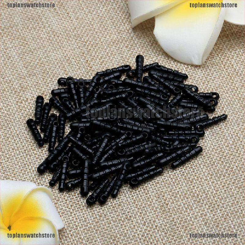Set 100 Nút Cao Su Bịt Lỗ Cắm Tai Nghe Chống Bụi 3.5mm DIY