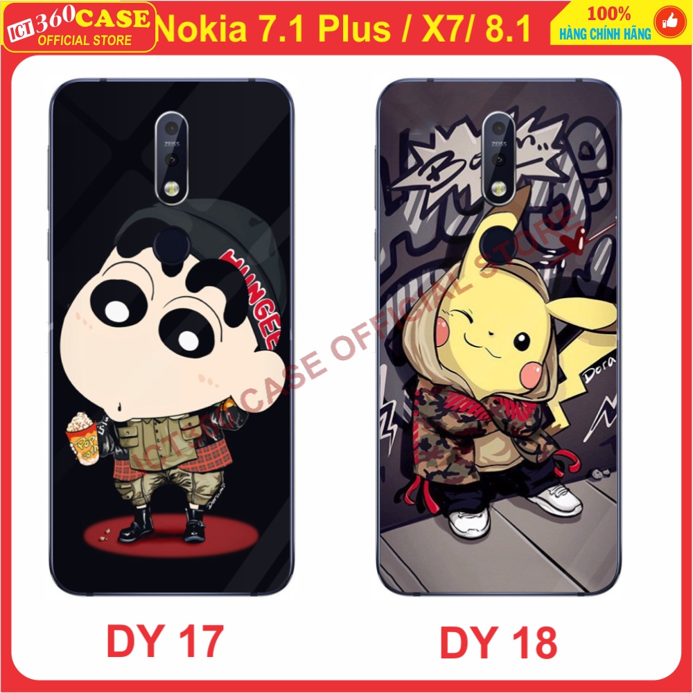 Ốp lưng kính Nokia 7.1 Plus / X7/ 8.1 - Nhận in ảnh theo yêu cầu
