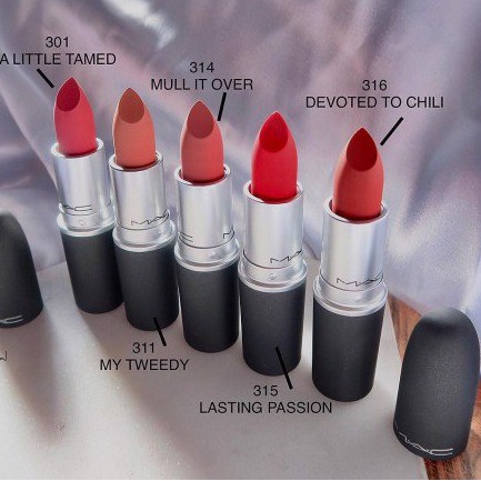 (Chuẩn Auth Bill) Son lì vỏ nhám MAC Powder Kiss Lipstick fullsize