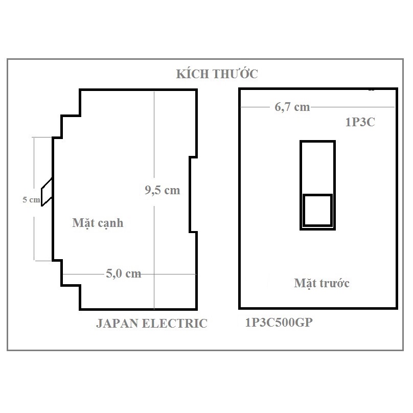 APTOMAT MCB NHẬT BẢN 3 PHA 5A ĐẾN 100A