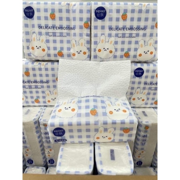 Thùng 40 gói giấy ăn không mùi