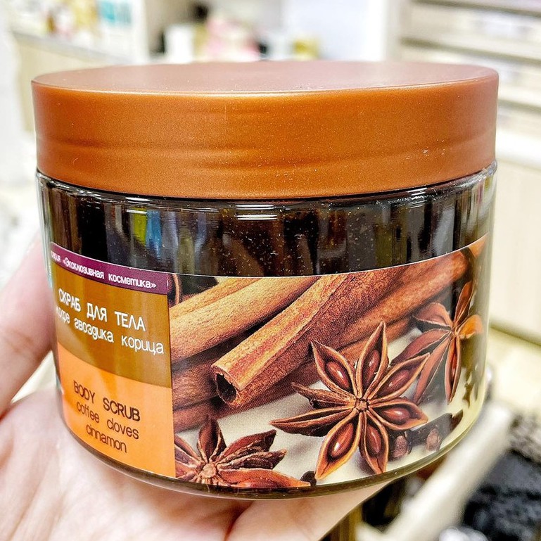 Tẩy Tế Bào Chết Toàn Thân Nga Hồi Quế Coffee Cinnamon Cloves