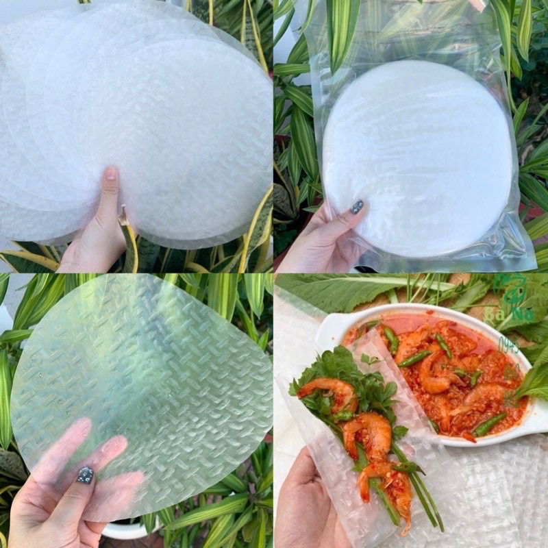 1kg bánh tráng tròn, bánh vuông