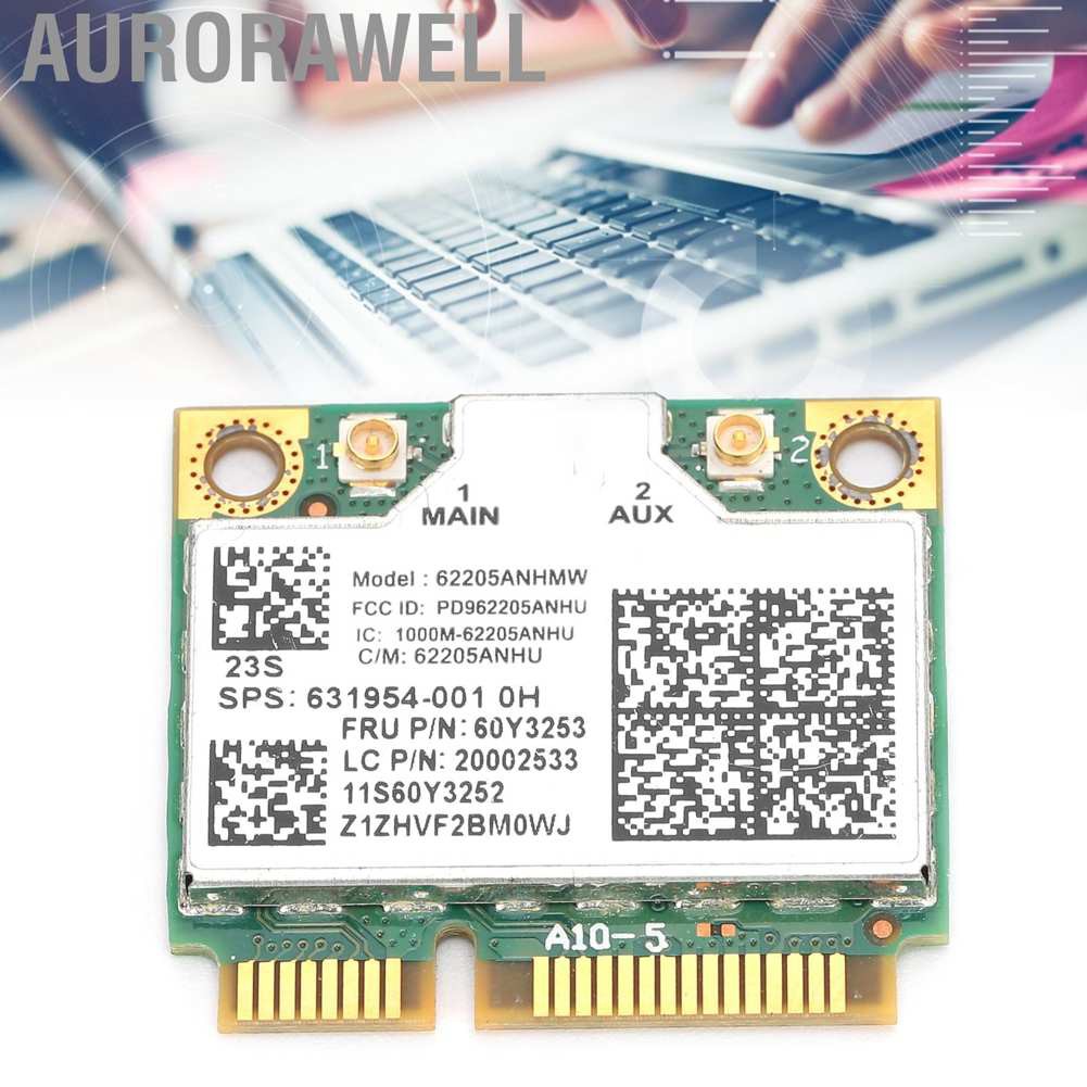 Card Mạng Không Dây Mini Aurorawell 6205an 60y3253 300mbps 5g Wifi Cho Lenovo Thinkpad