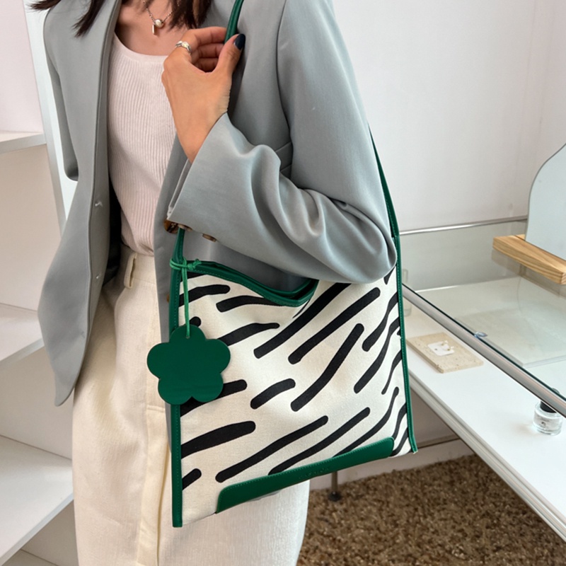 IELGY Túi Đeo Vai Vải canvas Dung Tích Lớn Thời Trang Cho Nữ