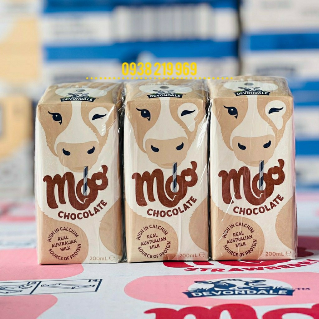 [LỐC 6 HỘP/200ML] Sữa tươi DEVONDALE dạng nước nội địa ÚC vị sô cô la