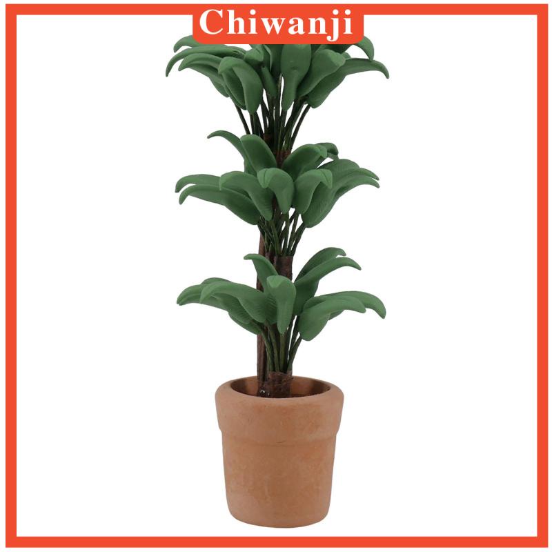 Chậu Cây Bonsai Mini Tỉ Lệ 1 / 12 Dùng Trang Trí Nhà Búp Bê