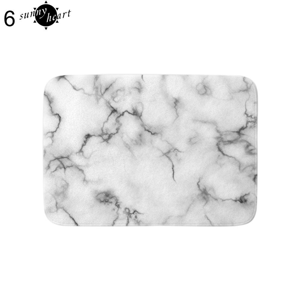 Thảm để cửa chống trượt họa tiết đá cẩm thạch/chữ hiện đại cho trang trí nhà