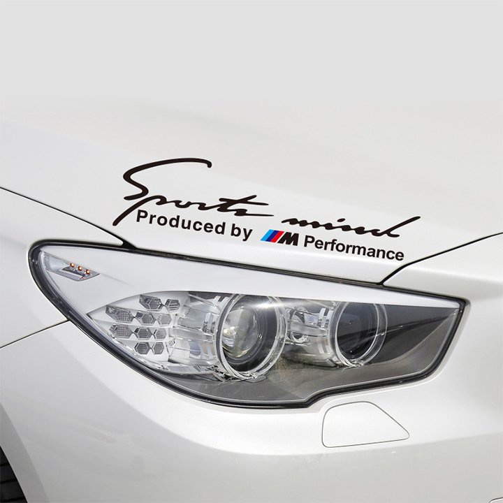 Tem sport mind produced by performance dán xe ô tô, xe hơi