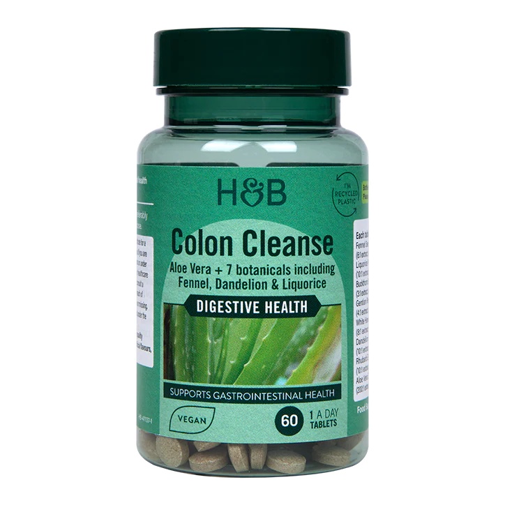 [TOP 1 SHOPEE] Viên uống thải độc Holland &amp; Barrett Aloe Vera Colon Cleanse 330mg (Bill Anh)