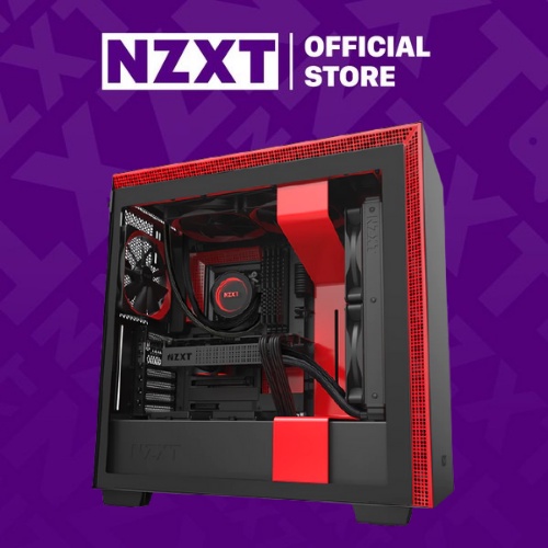 Vỏ Case Máy Tính NZXT H710 Màu Đen Đỏ