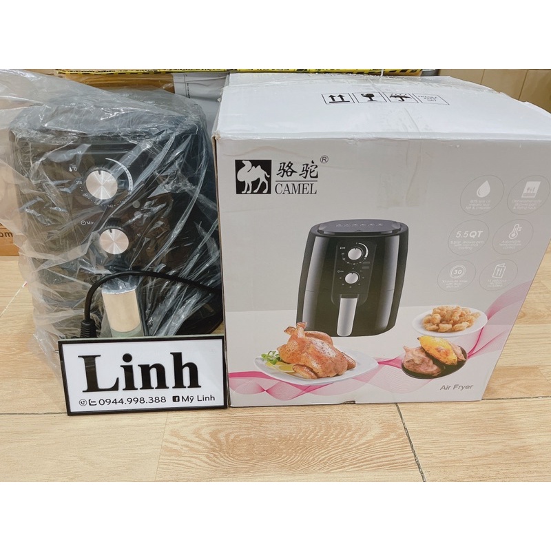 [HOT] Nồi chiên không dầu camel dung tích 5Lvà 6L (BH 12T) chính hãng [HÀNG LOẠI 1]