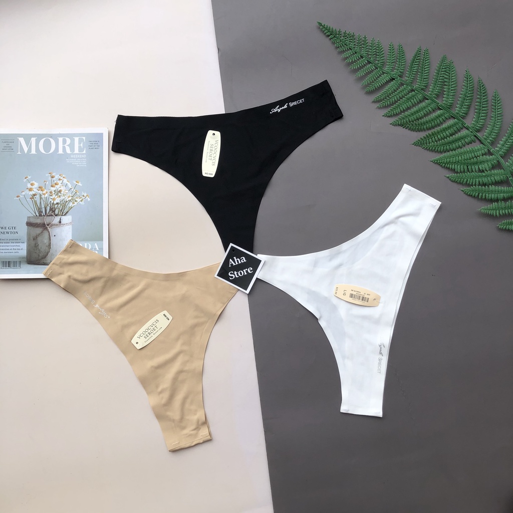 Quần lót nữ lọt khe chât su đúc không đường may sexy gợi cảm YiOn Underwear QY04