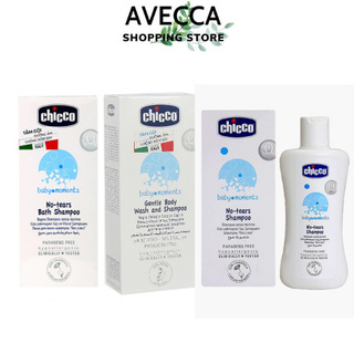 Dầu Gội-Tắm Gội-Sữa Dưỡng Da Chicco Cho Bé Từ 0m+ Chiết Xuất Yến Mạch, Hoa Cúc Ý (200ml)