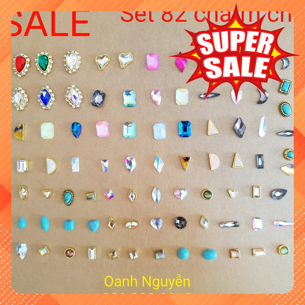 Combo 82 charm gắn móng đẹp SALE