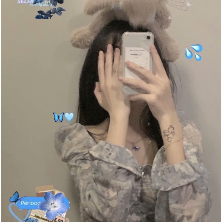 [Mã FASHIONI9 giảm 10k đơn 0đ] Áo Voan Xếp Ly Cổ Vuông Họa Tiết Xinh Xắn Dành Cho Bạn Gái, Áo Kiểu Chất Chiffon Hàn Quốc | BigBuy360 - bigbuy360.vn