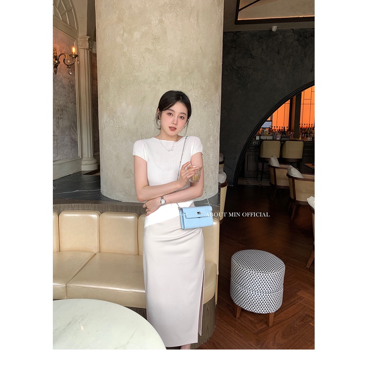 NRVP Áo Khoác Cardigan Dệt Kim Tay Ngắn Dáng Rộng Thiết Kế Mới Thời Trang Theo Phong Cách Hàn Quốc