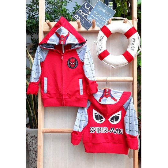 Áo khoác thun bé trai Spiderman