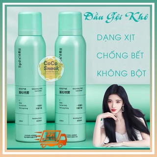 Dầu gội đầu khô, xịt gội đầu khô cấp tốc không bết dính phồng tóc - chai 150ml